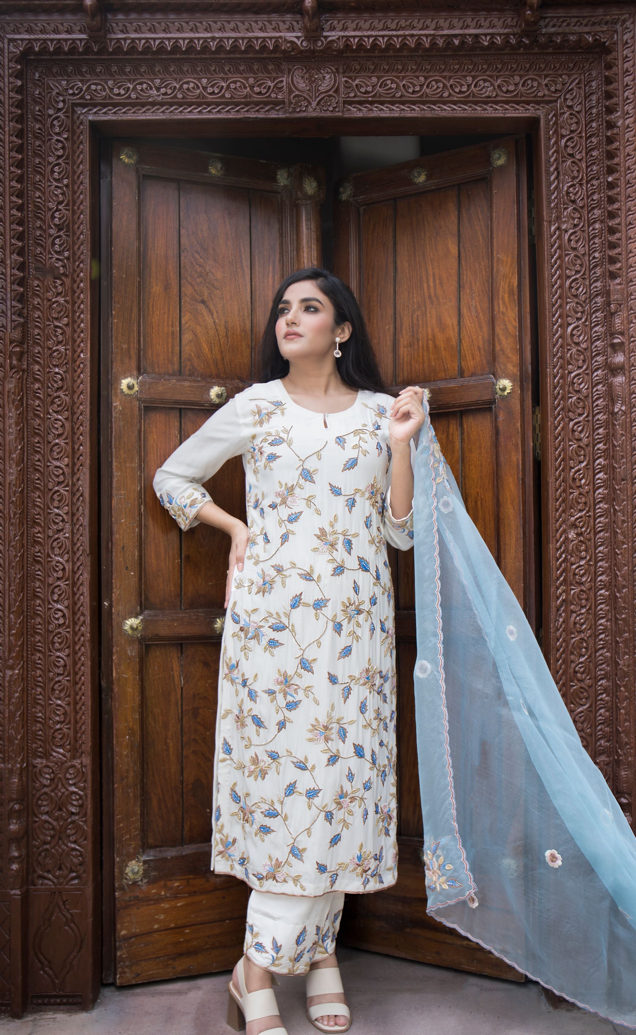 RAINA CREPE KURTA SET
