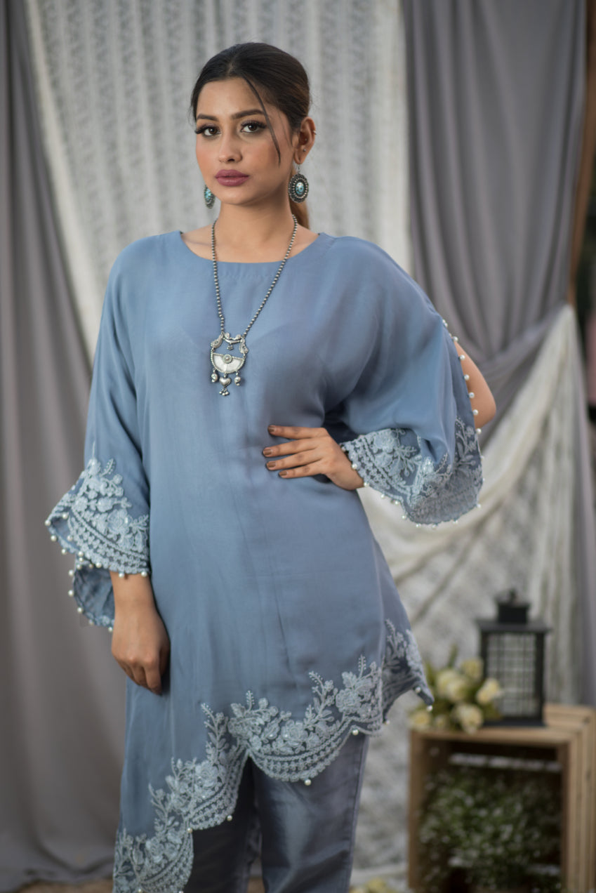 BANAFSHA SILK CO-ORD SET