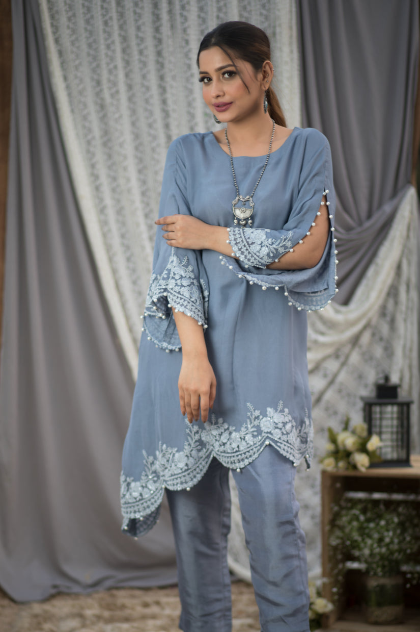 BANAFSHA SILK CO-ORD SET