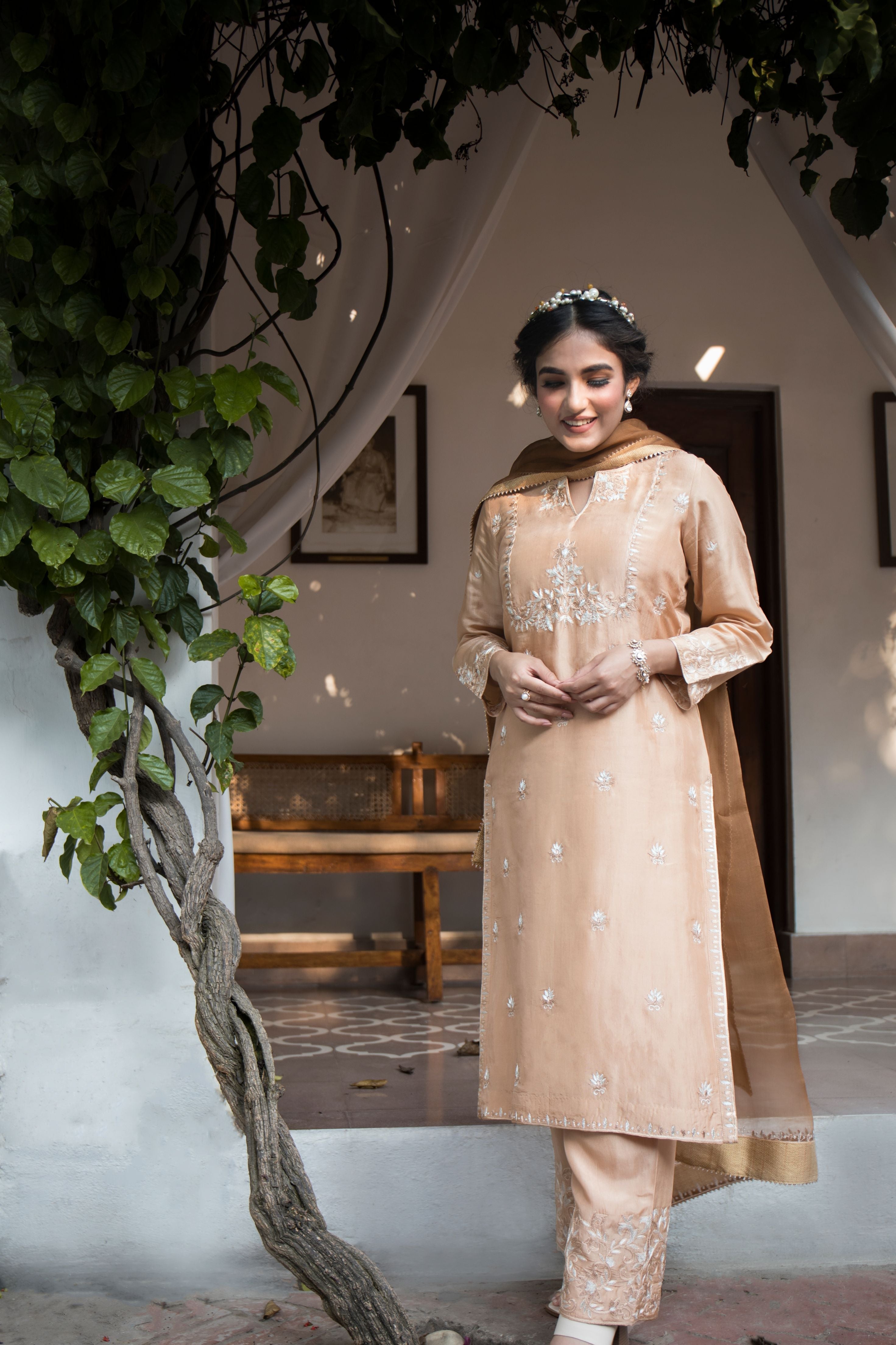 MIRHA SILK KURTA SET