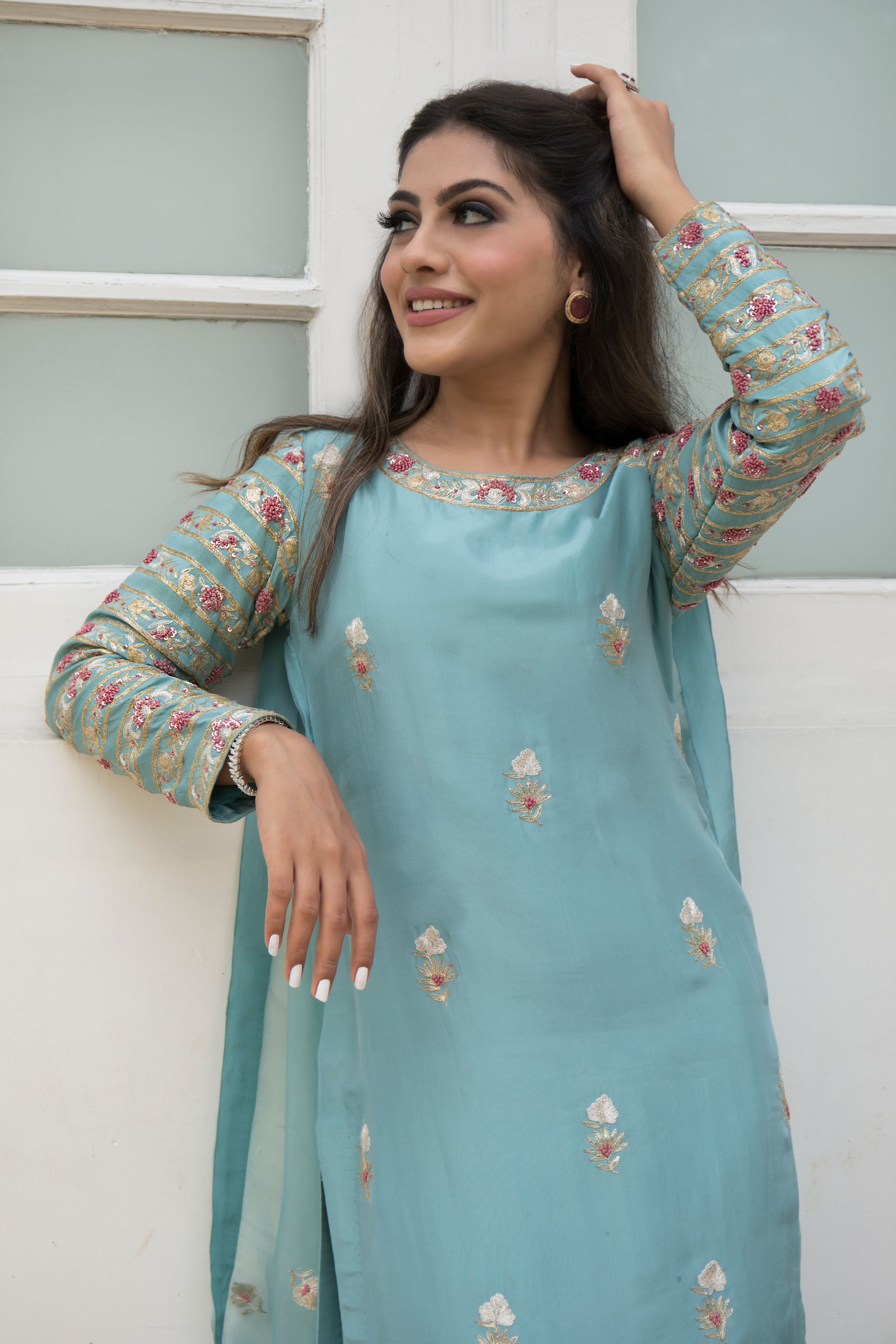MEHAR SILK SUIT SET