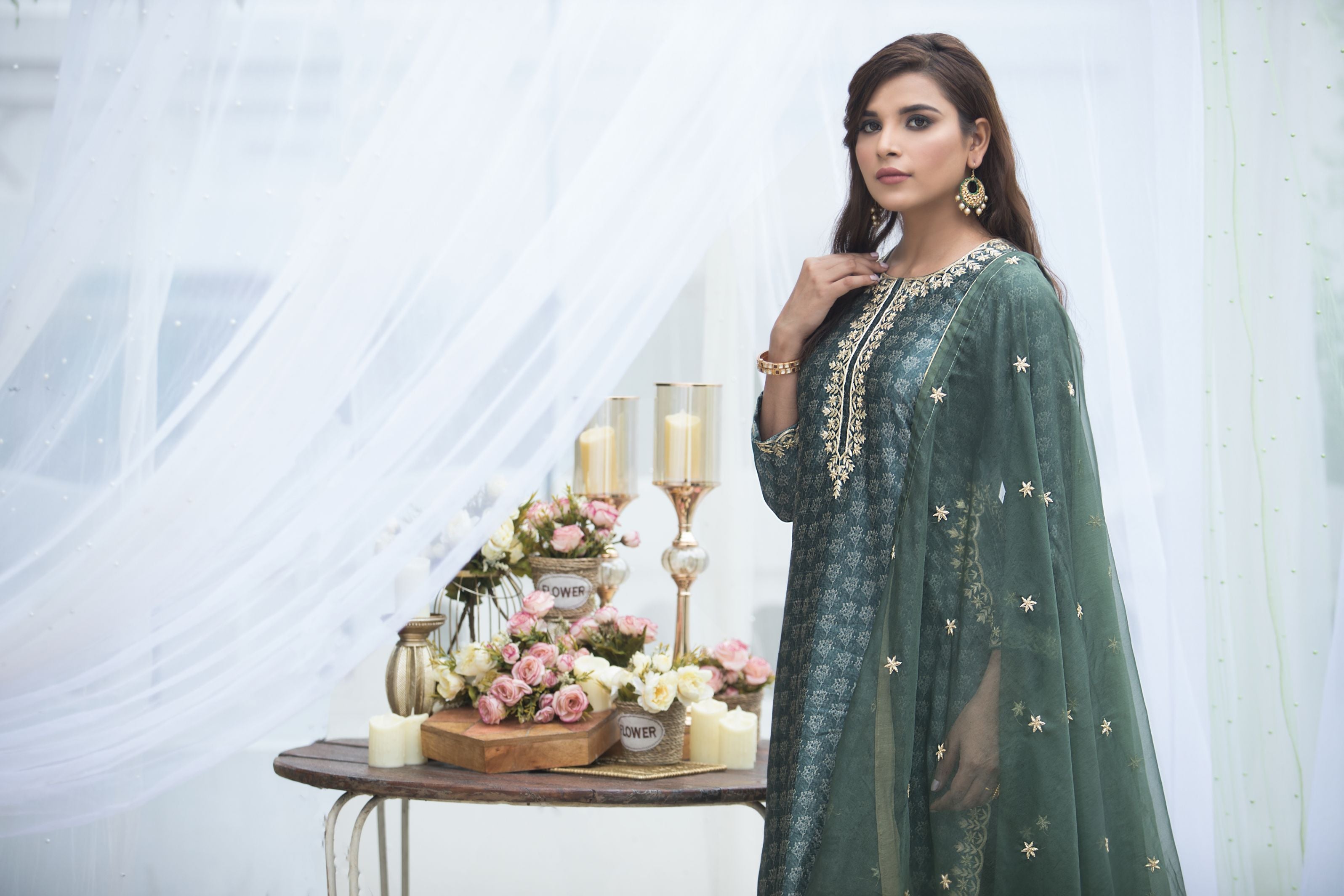 ALIYA TUSSAR SILK KURTA SET