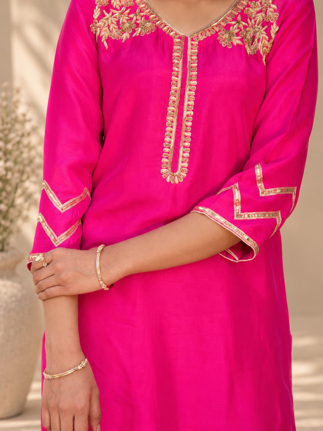JASMINE SILK KURTA SET