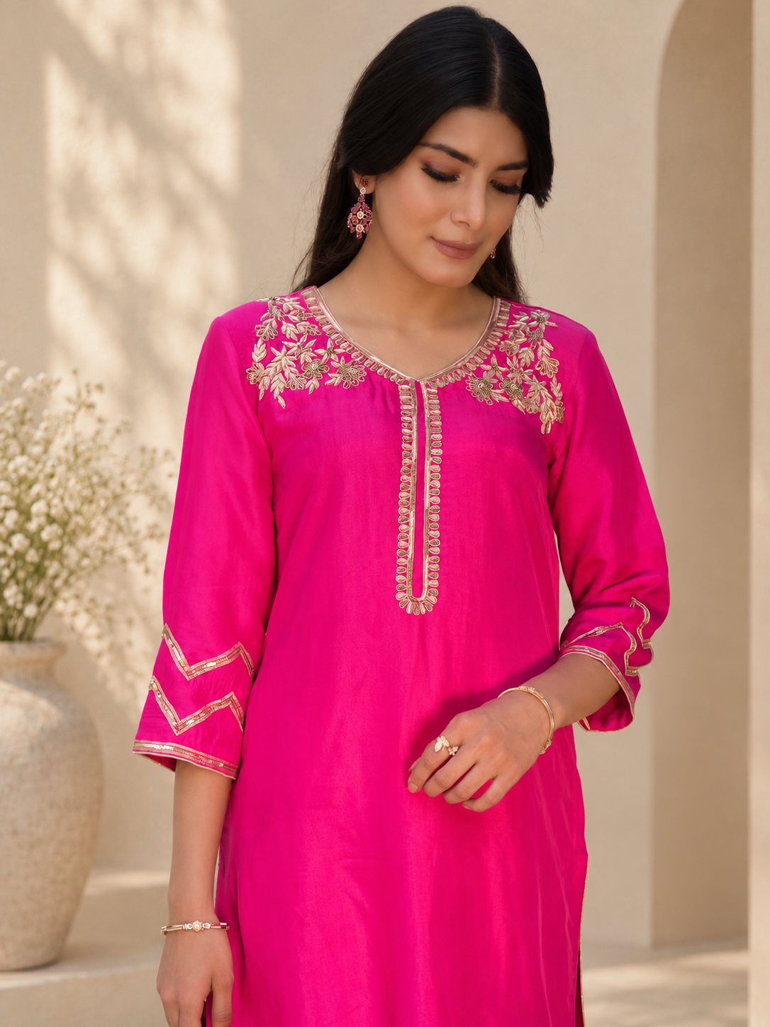 JASMINE SILK KURTA SET