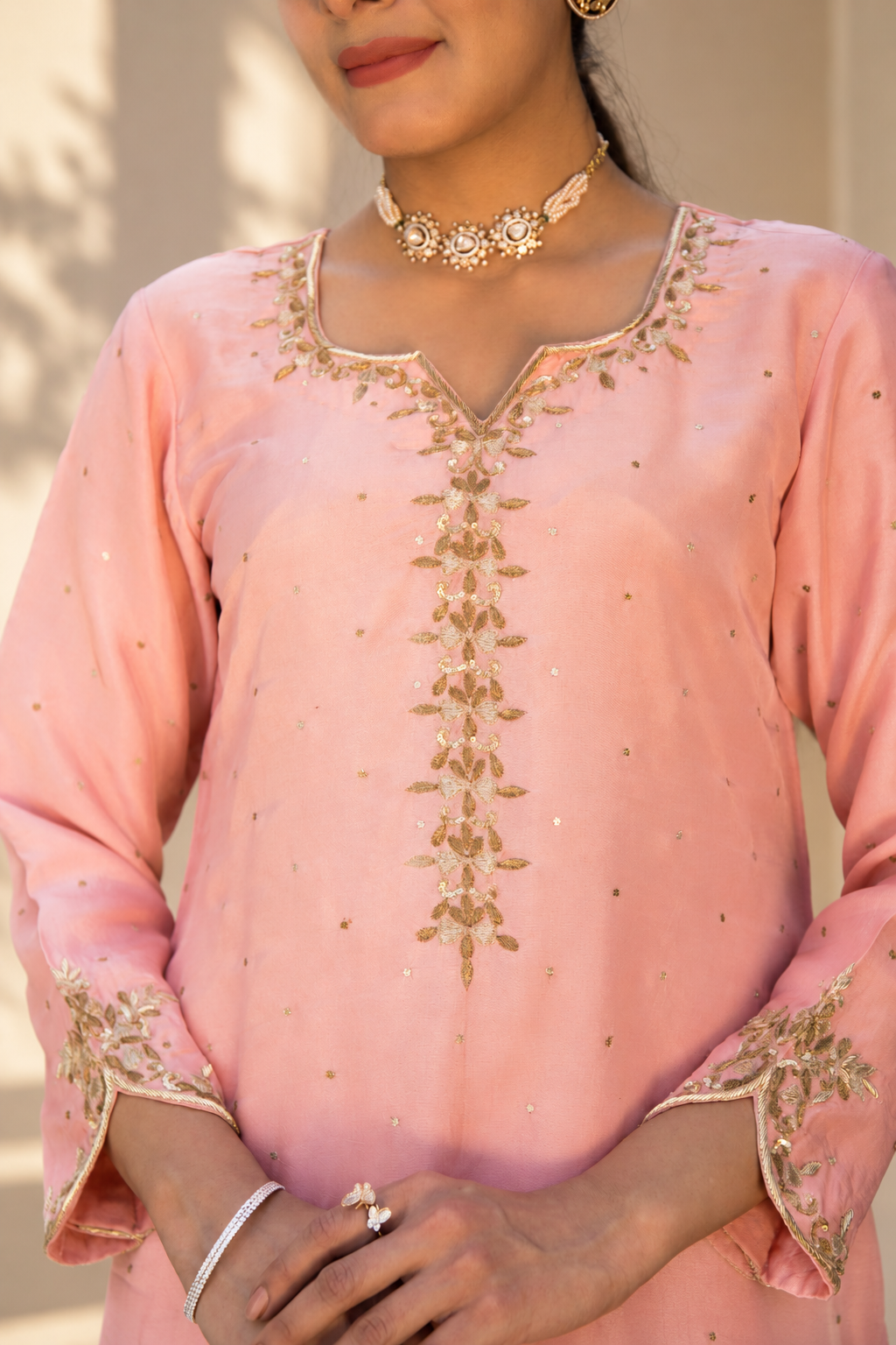 SIYA UPARA SILK KURTA SET