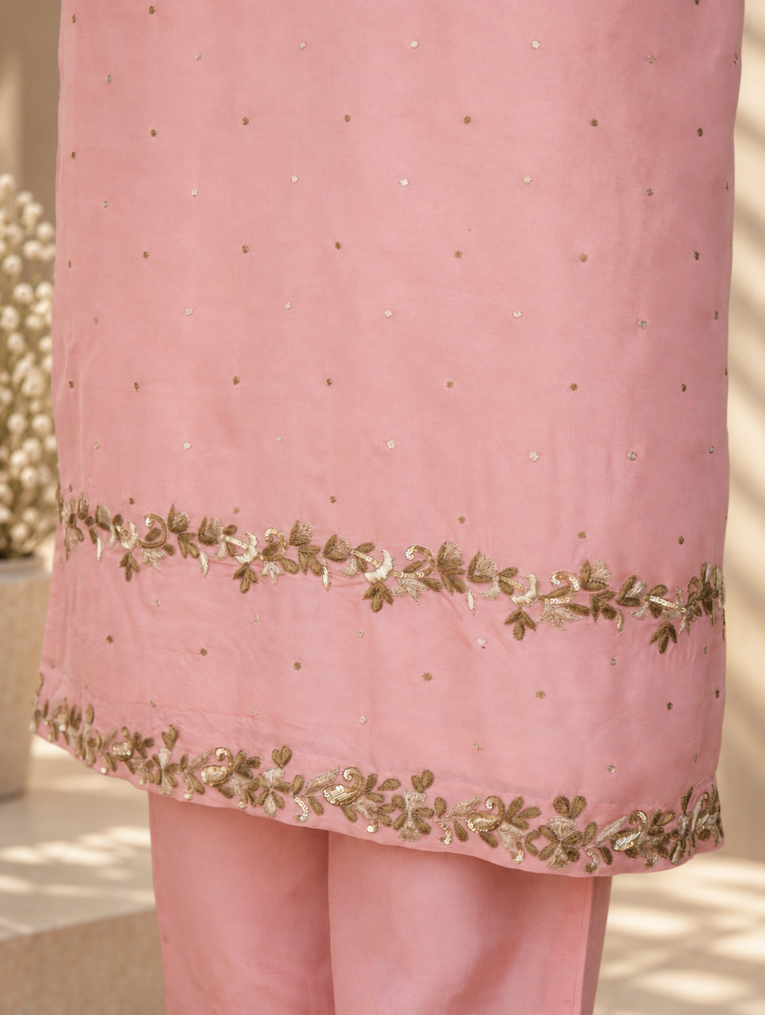 SIYA UPARA SILK KURTA SET