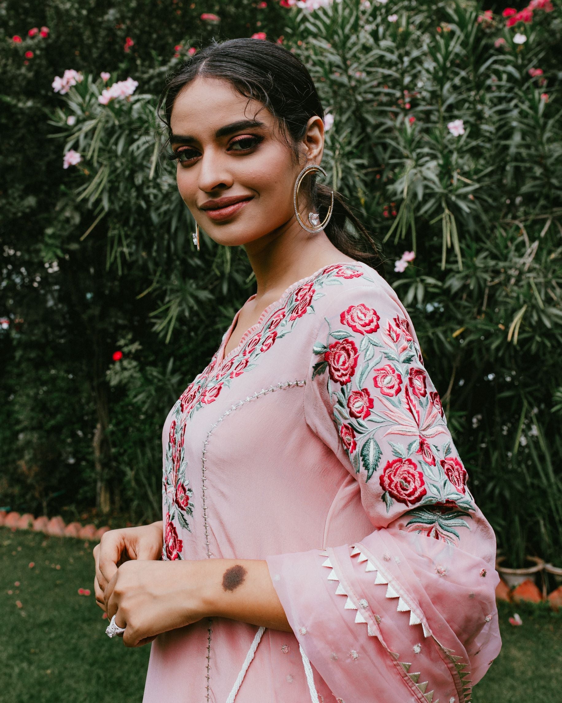 ALINA CREPE KURTA SET