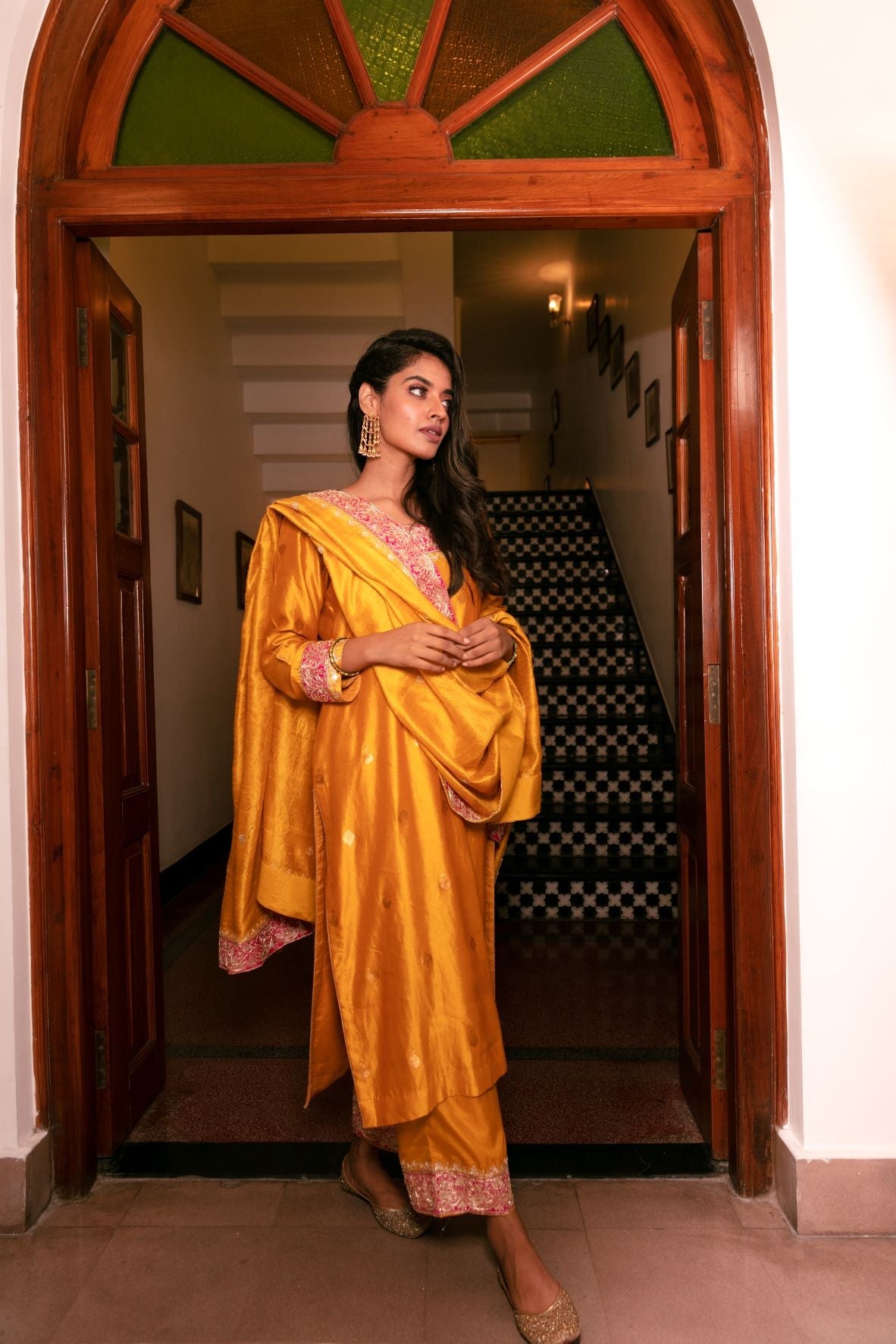 HUMAIRA SILK SUIT SET