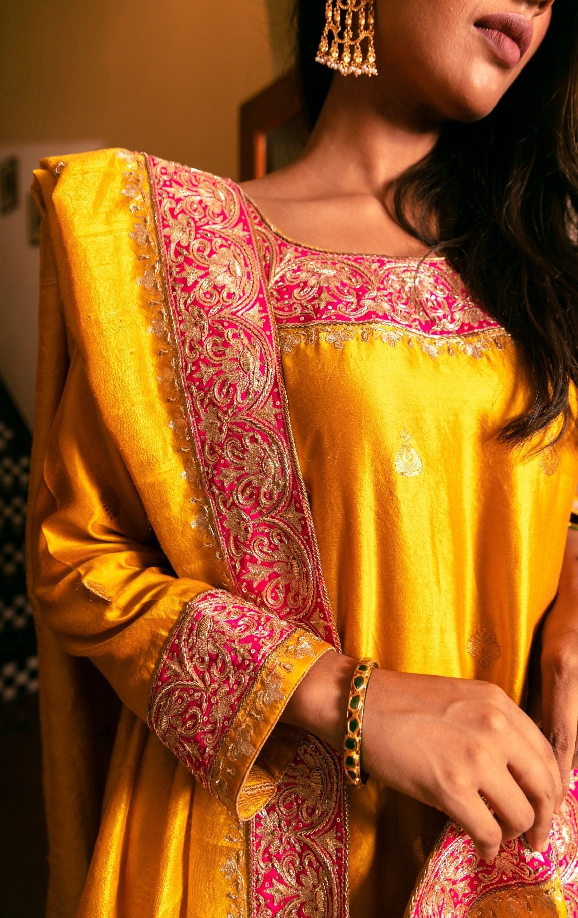 HUMAIRA SILK SUIT SET