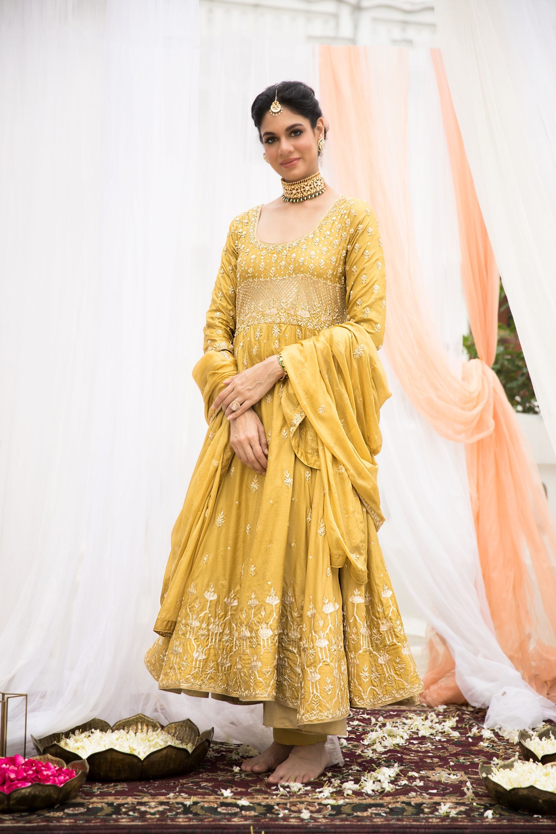 SOFI SILK ANARKALI SET