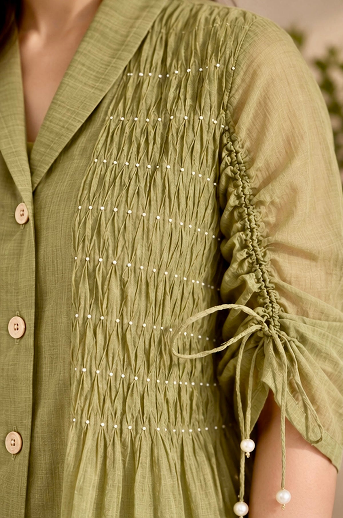 ALTEA MUL CHANDERI EMBROIDERED SHIRT