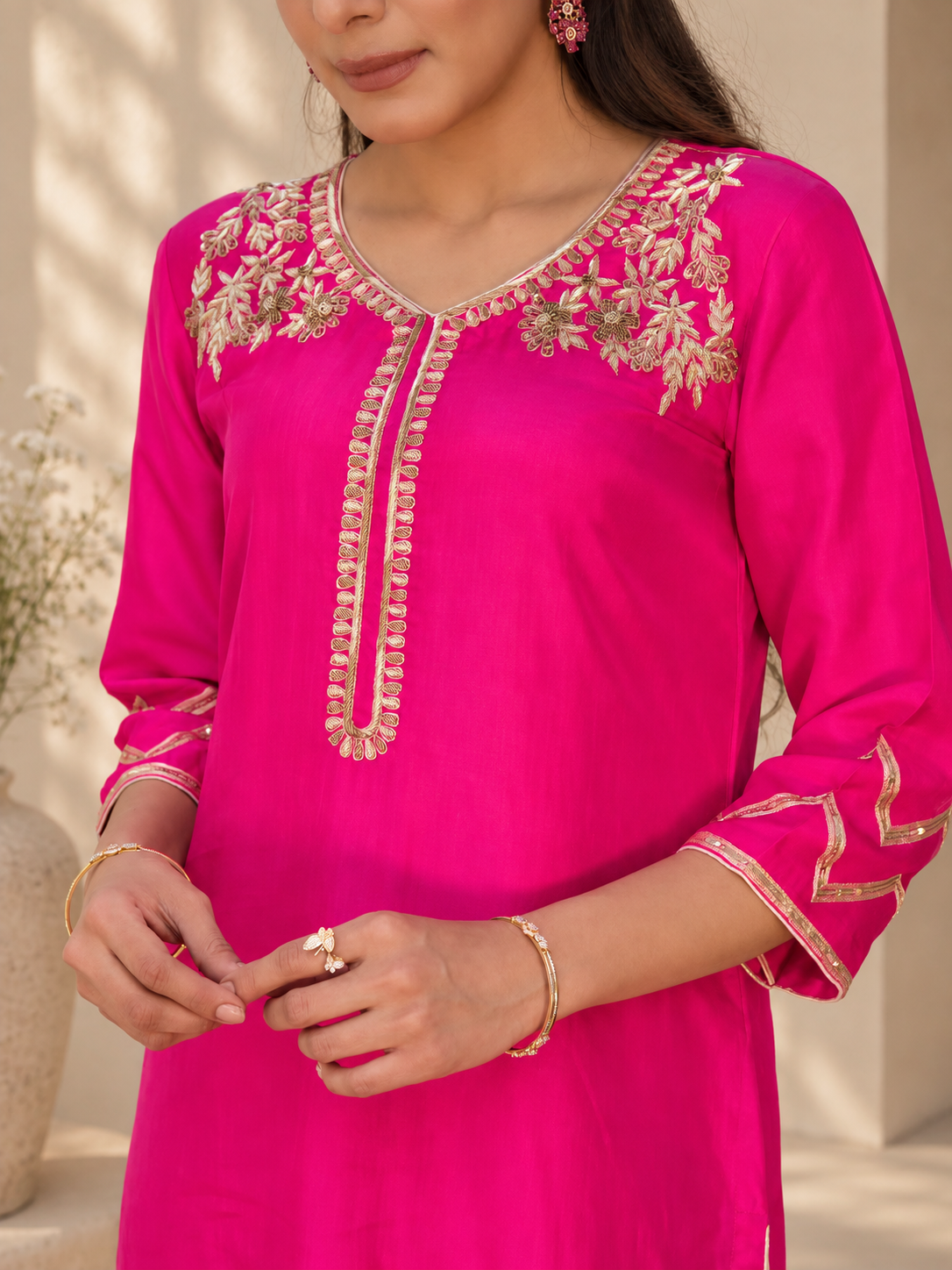 JASMINE SILK KURTA SET