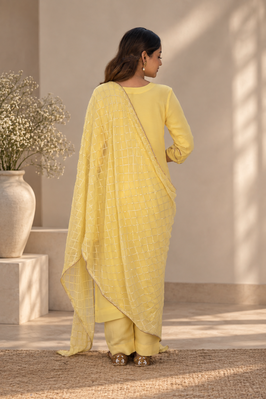 SHAMA GEORGETTE KURTA SET