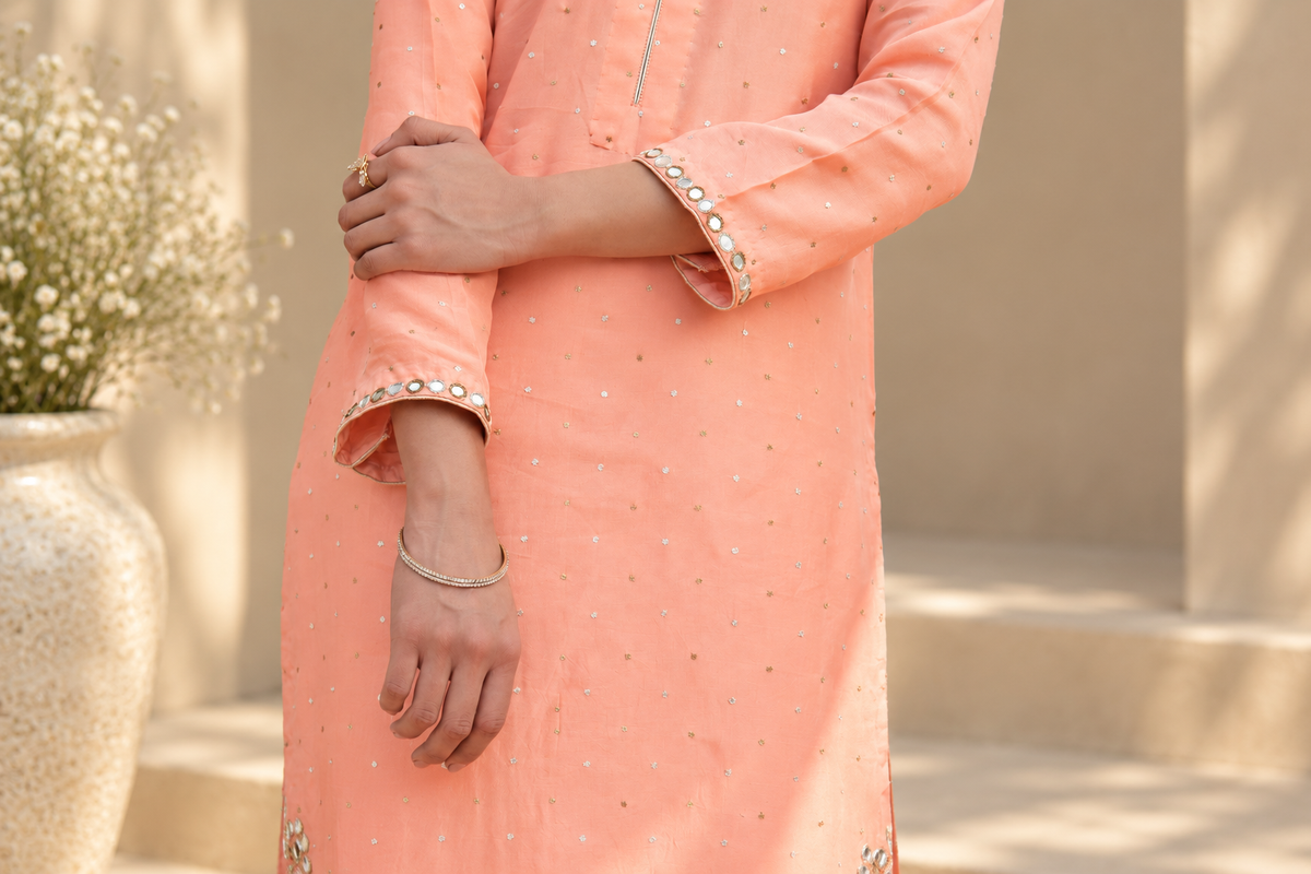 KAINA UPARA SILK KURTA SET