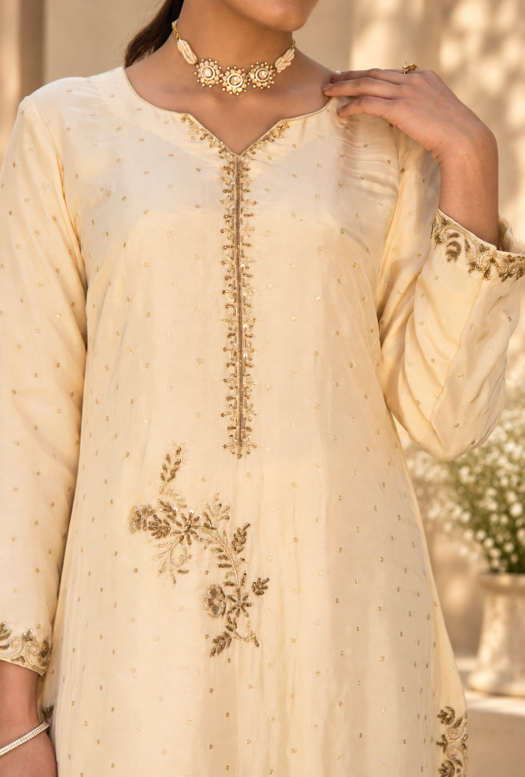 KASHISH UPARA SILK KURTA SET