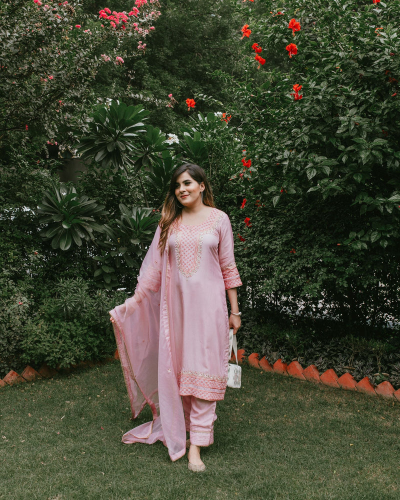 Ahana Silk Kurta Set