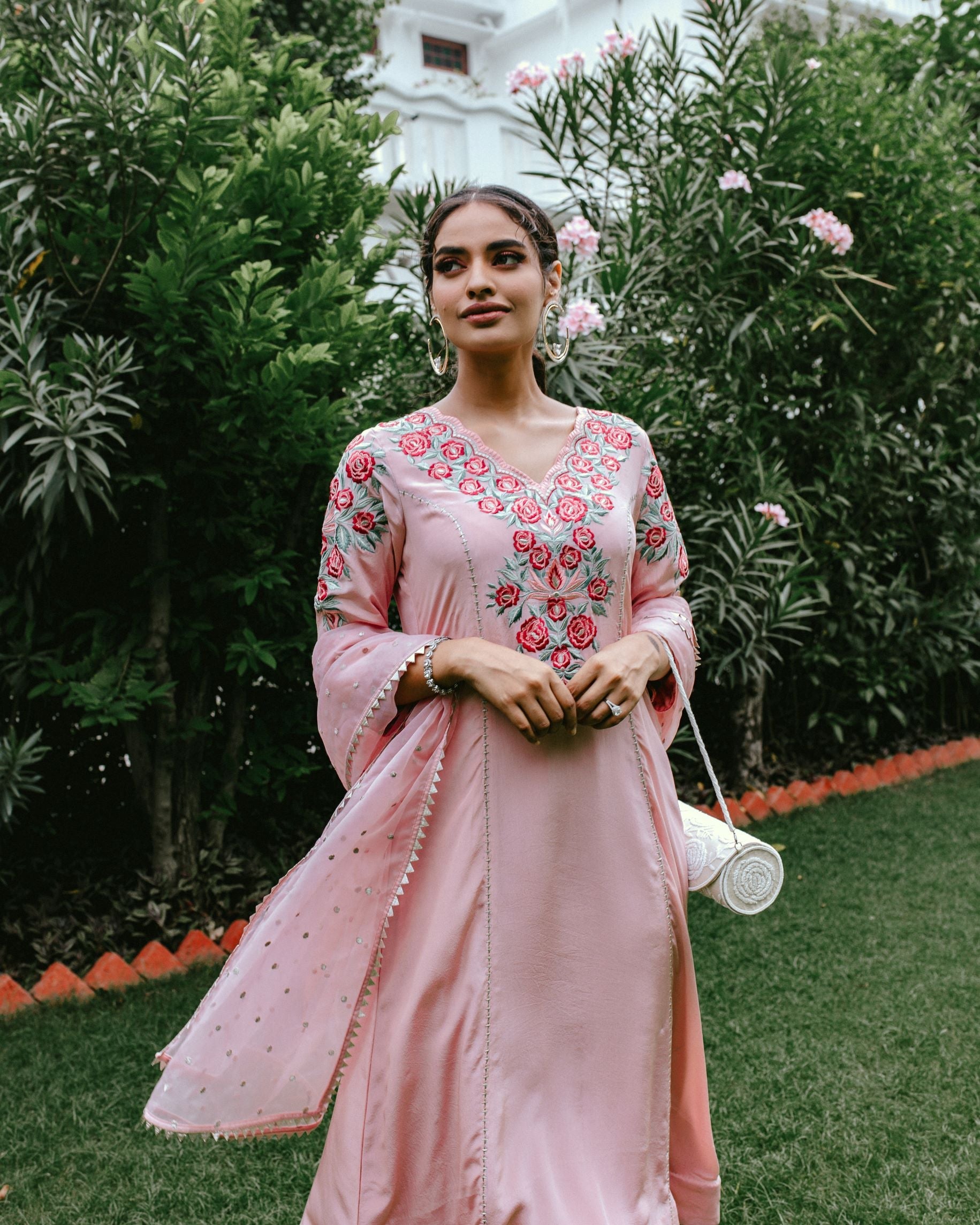 ALINA CREPE KURTA SET